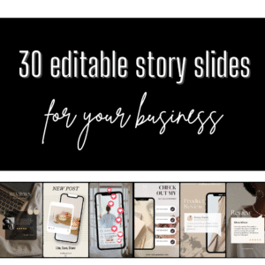 30 Editable Story Slide Templates